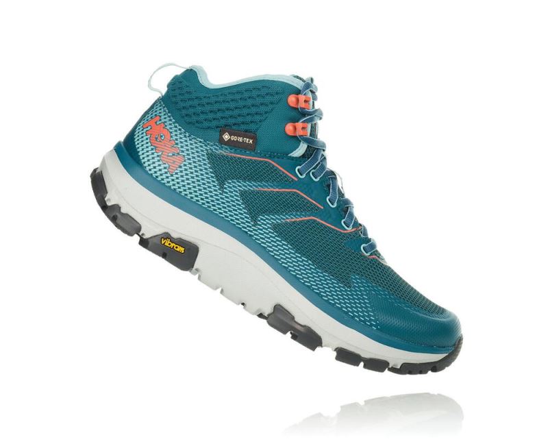 Hoka One One Toa GORE-TEX - Bocanci Munte Dama Turcoaz Deschis | RO-y3KsDVB